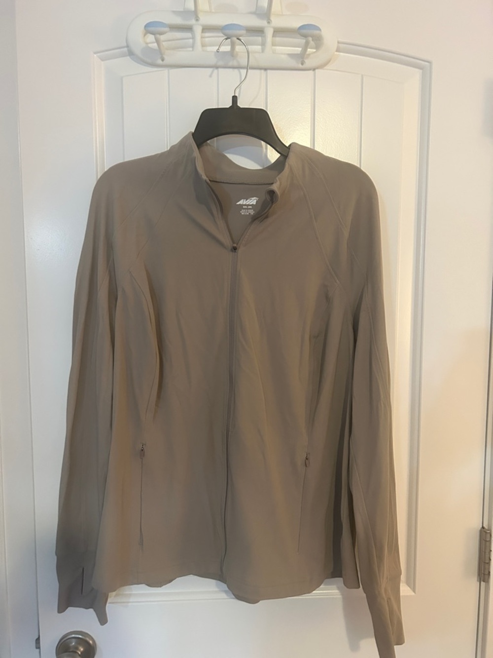 Avia Women's Taupe Full-Zip Utility Jacket Size XXL 20